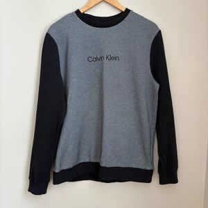 Calvin Klein Two-Tone Crewneck Sweater